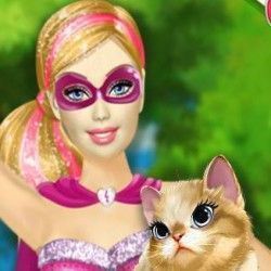 Gato salvo Super Barbie
