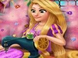 Rapunzel costurar roupas