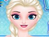 Elsa Frozen cuidar da mão