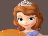 Princesa Sofia fazer hambúrguer