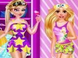 Pijamas da Elsa e Rapunzel