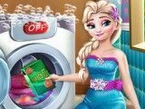 Lavar roupas da Elsa