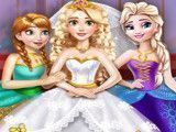 Rapunzel noiva e amigas