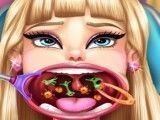 Cuidar da garganta da Barbie