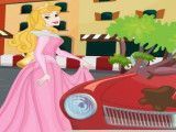 Princesa Aurora lavagem do carro