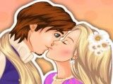 Rapunzel beijar namorado na moda