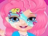 Bebê Barbie máscara da My Little Pony