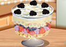 Fazer sobremesa Trifle com Sara