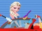 Elsa lavagem do carro