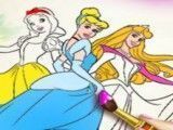 Pintar desenho das princesas