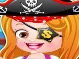 Bebê Hazel piratinha