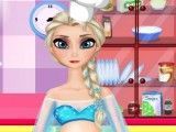 Elsa fazer panquecas