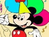 Mickey aniversariante colorir