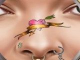 tatuagem e piercing no nariz