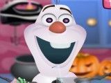Olaf cozinhar no Halloween
