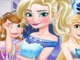 Rapunzel, Elsa e Anna vestidos
