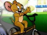 Corrida de bicicleta Tom e Jerry
