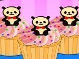 Fazer cupcakes do panda