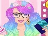 Barbie cabelos coloridos