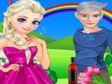 Jack e Elsa piquenique romântico