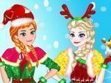 Elsa e Anna no natal