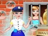 Elsa roupas de policial