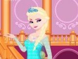 Elsa limpeza do castelo