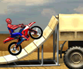 Acelerar a moto do Homem Aranha