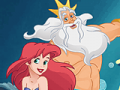 Ajudar a sereia Ariel a sobreviver no mar