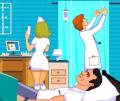 Ajudar o ator a se aproximar da enfermeira