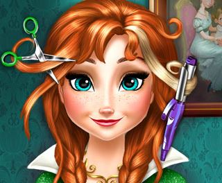Anna Frozen cabeleireiro