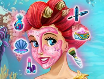 Ariel no spa tratamento facial