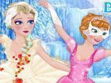Vestir bailarinas Anna e Elsa