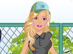 Barbie jogadora de tênis