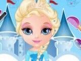Bebê Barbie penteado da Elsa