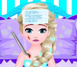 Bebê Elsa no hospital
