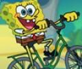 Bob Esponja na bicicleta