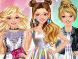 Maquiagem e roupas estilosas Barbie