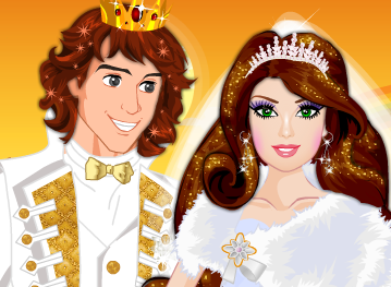 Casamento do príncipe e princesa