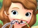 Princesa Sofia cuidar dos dentes