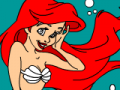 Colorir a imagem da sereia Ariel