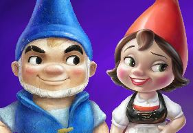 Colorir Gnomeu e Julieta