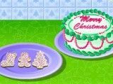 Fazer biscoitos e bolo de Natal