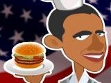Vender hambúrguer do Obama