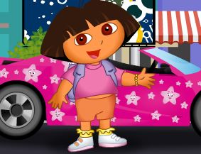 Dora dirigir carro
