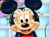 Limpeza facial do Mickey