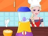 Elsa fazer bolo
