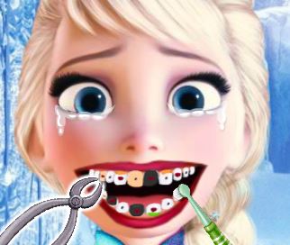 Elsa no dentista