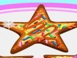 Fazer cookies açucarado de estrelas