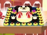 Preparar bolo do panda